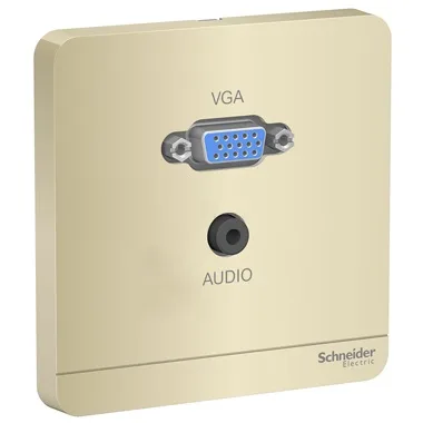 Bộ ổ cắm VGA và mini audio AvatarOn - Schneider - E8332HD15PH