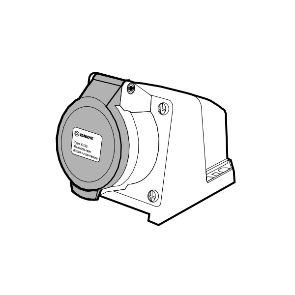 Ổ cắm nổi IP44 1251106