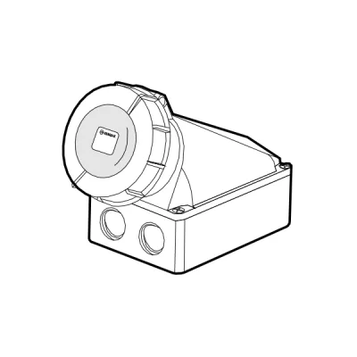 Ổ cắm nổi IP67 J1252-6
