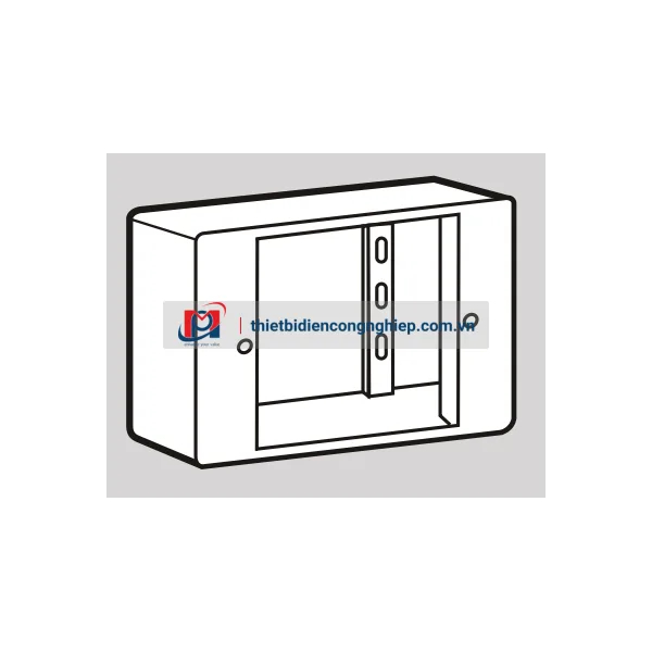 Đế nổi nhựa chữ nhật thấp CK157RL
