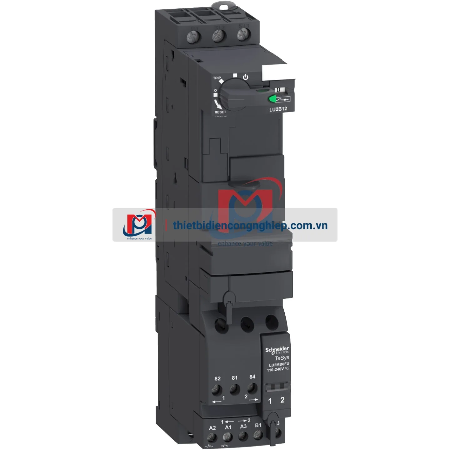 LU2B12ES - Bộ khởi động motor 12A 48-72V AC/DC - Schneider