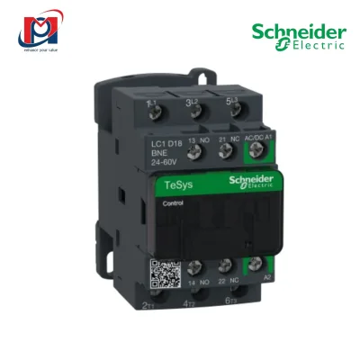 LC1D18BNE - Khởi động từ loại D green 18A 24-60VAC/DC