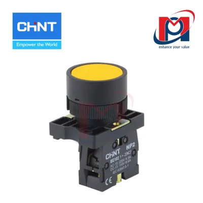 Nút nhấn màu vàng 1NO-NP2-EA51 - Chint - 574818