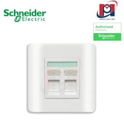 Ổ cắm mạng cat6 và điện thoại - Schneider - E8432TDRJS_6