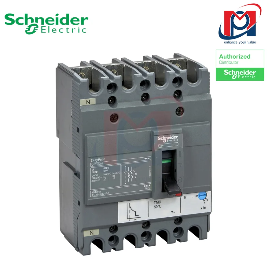 LV510956 - Cầu dao tự động CVS100BS 4P 63A - Schneider