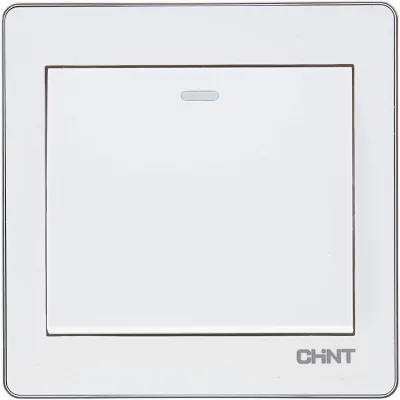 NEW6-D00200 - Bộ công tắc đơn 2 chiều 10AX 250V màu trắng - Chint - 722387