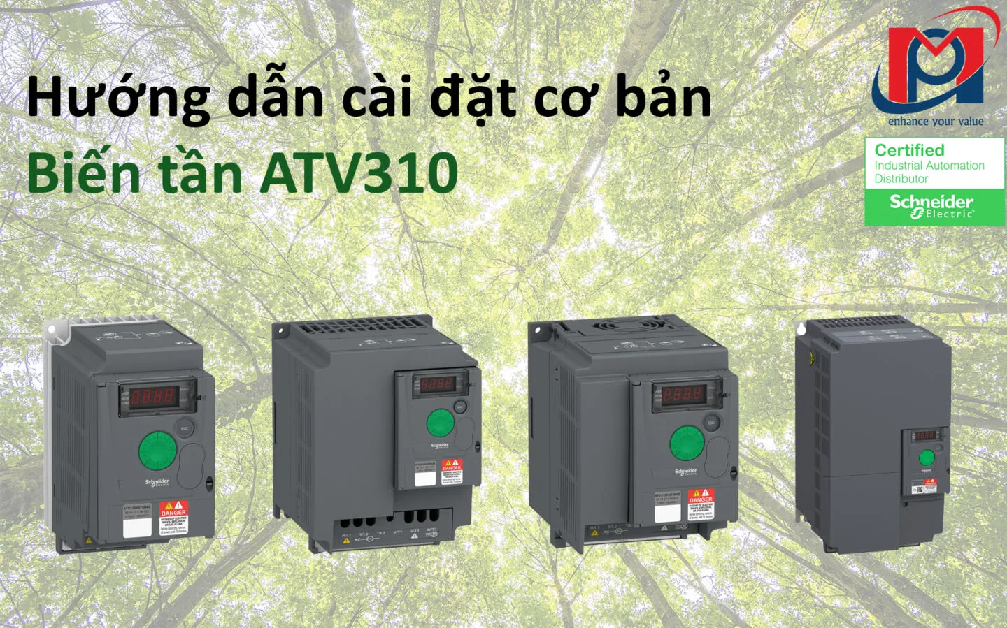 Hướng dẫn cài đặt cơ bản Biến tần ATV310