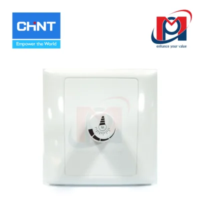 NEW7-G30510A - Dimmer điều chỉnh đèn 500W màu trắng - Chint - 737477