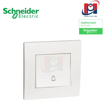 Bộ nút nhấn chuông 10A Vivace - Schneider - Màu Trắng - KB31BPB_WE_G19