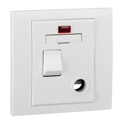 Đầu nối có cầu chì Vivace - Schneider - Màu Trắng - KB31DNFSG_WE
