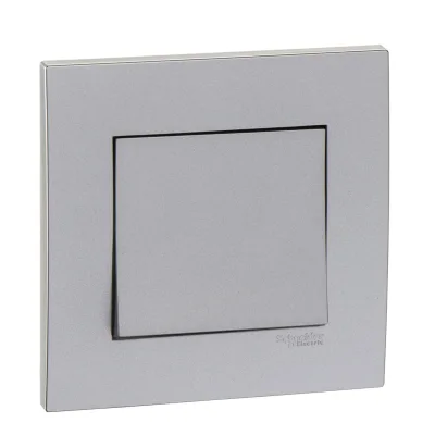 Bộ công tắc trung gian 10XA Vivace - Schneider - Màu Bạc - KB31IA_AS_G19