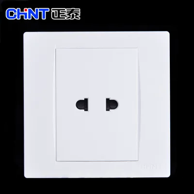 NEW7-G102 - Bộ ổ cắm đơn 2 chấu 10A 250V màu trắng - Chint - 737076