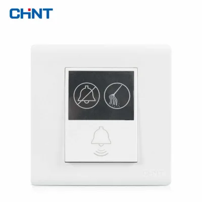 NEW7-G32300A - Bộ công tắc chuông “ Không làm phiền”, “ Xin dọn phòng” màu trắng - Chint - 737480
