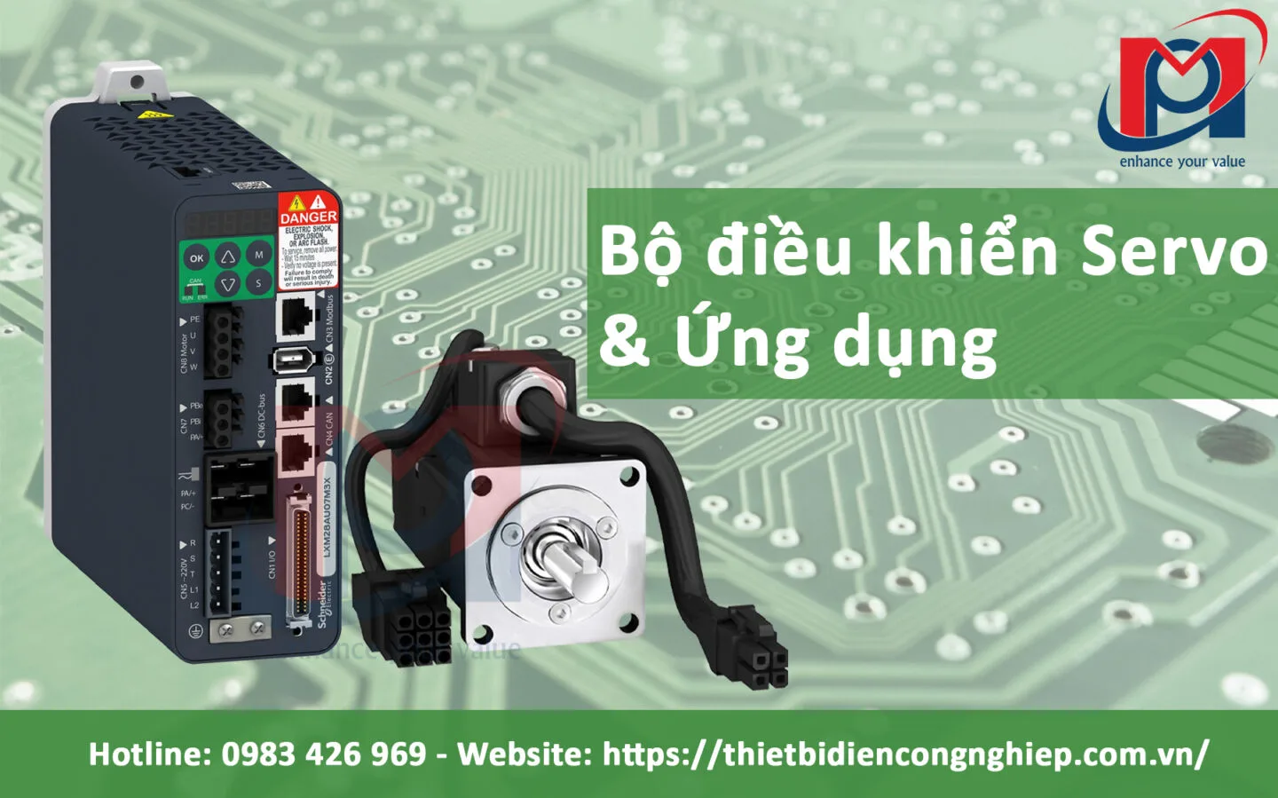Bộ điều khiển Servo. Ứng dụng trong công nghiệp