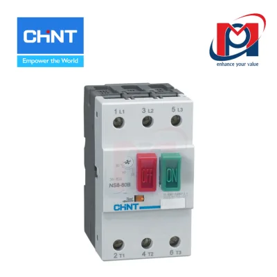 Bộ khởi động động cơ NS2-80B 56A-80A - Chint - 495089