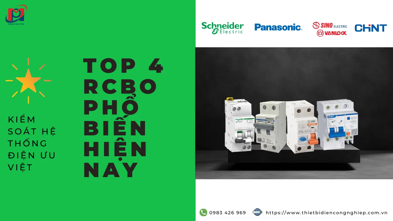 Top 4 RCBO phổ biến hiện nay