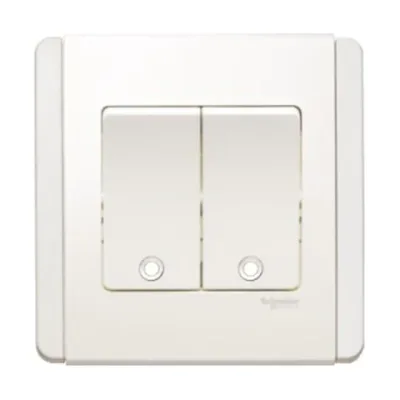Công tắc đứng mặt đôi 2 chiều - Schneider - E3032V2_FWWW