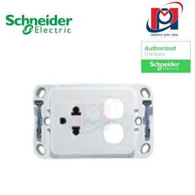 Ổ cắm đơn 3 chấu & 2 lỗ trống - Schneider - 2426UESXXGA_G19