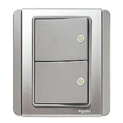 Công tắc đôi 2 chiều - Schneider - E3032H2_FGGS