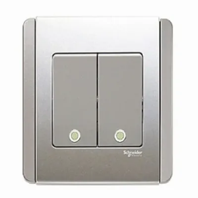 Công tắc đôi 1 chiều NEO - Schneider - E3032V1_FGGS_G19