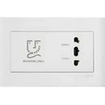 Bộ ổ cắm dao cạo râu - Schneider - E84T727H_SA