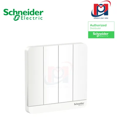 Bộ công tắc bốn 2 chiều, có LED - Schneider - E8334L2LED_WE_G19 - E8334L2LED_WG_G19 - E8334L2LED_WD_G19