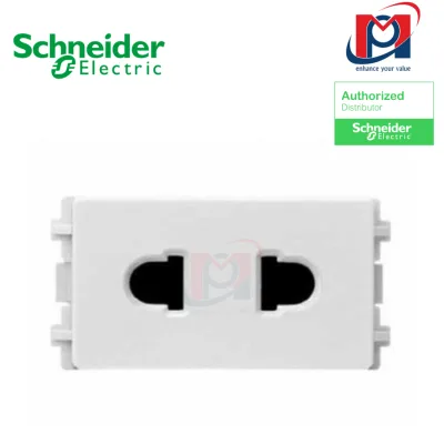 Ổ cắm đơn 2 chấu Zencelo A - Schneider - 84426SUS_WE_G19