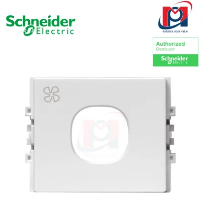 Phím che cho Dimmer quạt size M Zencelo A - Schneider - 8430MFRP_WE