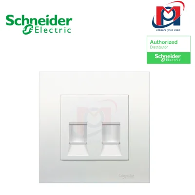 Ổ cắm mạng cat6 đôi Vivace - Schneider - Màu Trắng - KB32RJ6