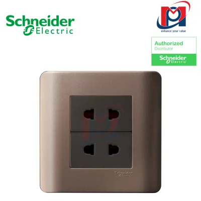 Ổ cắm đôi 2 chấu - Schneider - E84426U2_G19 - E84426U2_SZ_G19 - E84426U2_SA_G19