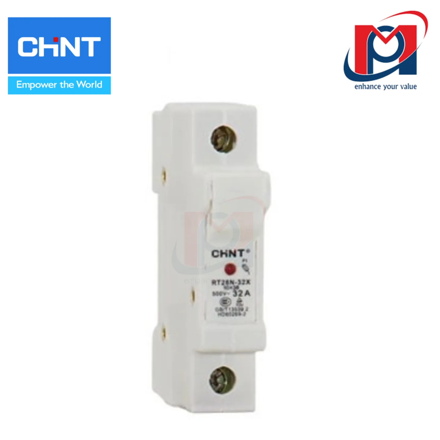 Vỏ cầu chì 1 pha Base RT28-63X 1P - CHINT - 520439