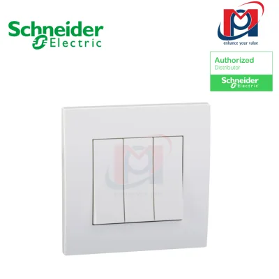 Bộ công tắc ba 2 chiều 16AX Vivace - Schneider - Màu Trắng - KB33_WE_G19