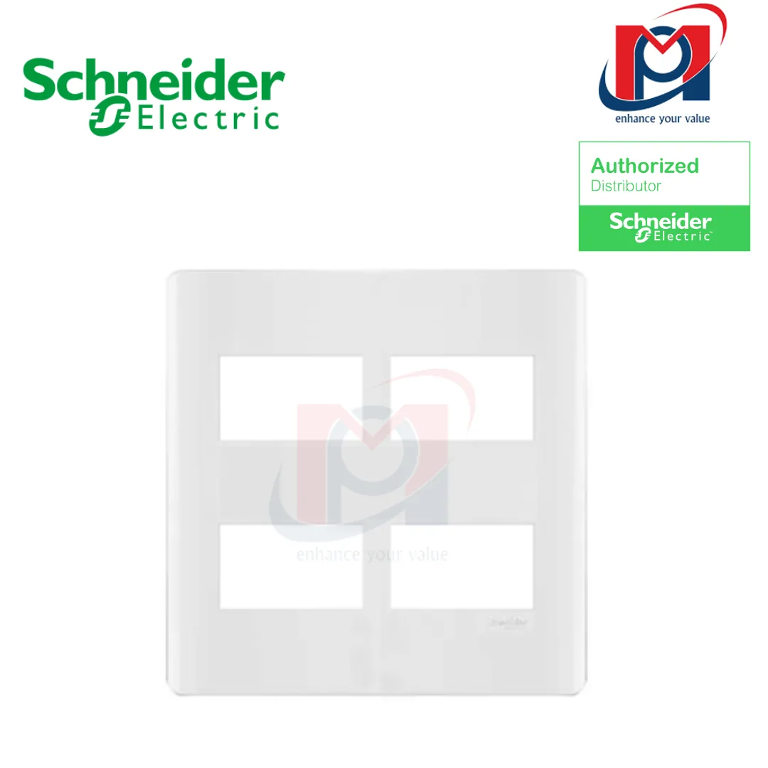 Mặt dùng cho 4 thiết bị size S S-Flexi - Schneider - FST1054H_WE_G19