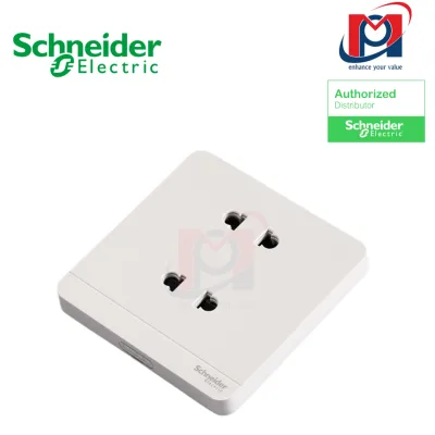 Bộ ổ cắm đôi 2 chấu 10A AvatarOn - Schneider- E83426U2_WE_G19 - E83426U2_WG_G19 - E83426U2_WD_G19