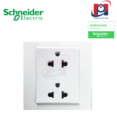 Bộ ổ cắm đôi 3 chấu 16A Vivace - Schneider - ace Màu Trắng - KB426UES2_WE_G19