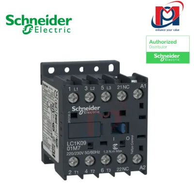 Khởi động từ LC1K 3P 9A 1NC 48VAC 50/60Hz - Schneider - LC1K0901E7