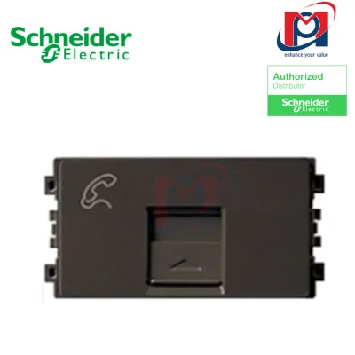 Ổ điện thoại, size S Zencelo A - Schneider - màu đồng - 8431SRJ4_BZ_G19