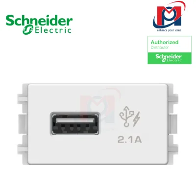 Bộ ổ sạc USB - Schneider - 8431USB_WE