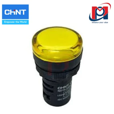 Đèn báo màu vàng ND16-22DS/4 220V - Chint - 592719