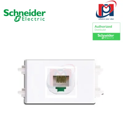 Ổ cắm mạng cat5e S-Flexi - Schneider - F30RJ5EM_WE_G19