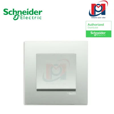 Bộ công tắc đơn 1 chiều 16AX Vivace - Schneider - Màu Bạc - KB31_1_AS_G19