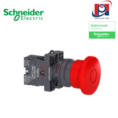 Nút ấn khẩn cấp, phi 40, 1NC - Schneider - XA2ES542