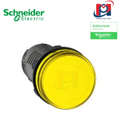 Đèn báo vàng Pilot Light 220v AC Yellow - Schneider - XA2EVM8LC