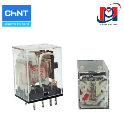 Relay trung gian 8 chân JZX-22F(D)/2Z PLU DC24V - Chint - 285347