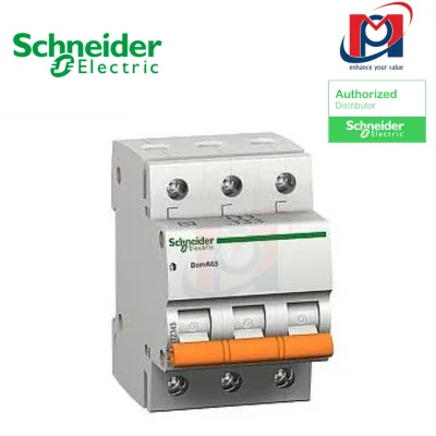 Cầu dao tự động MCB 3P 10A C Curve 4.5KA - Schneider - DOM11348