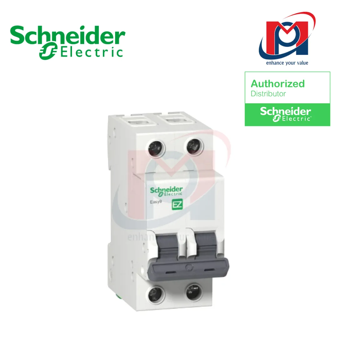 Easy9 MCB 2P, 20A, 4.5KA, 230V, C curve - Schneider - EZ9F34220
