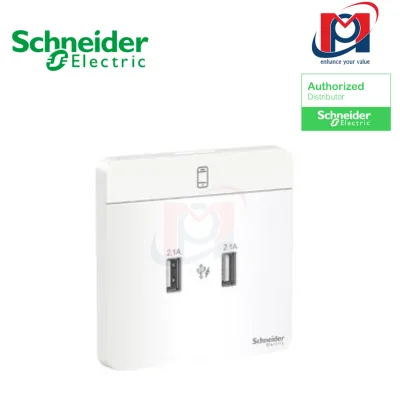 Bộ ổ sạc USB đôi 2.1A AvatarOn - Schneider - E8332USB_WE_G19 - E8332USB_WG_G19 - E8332USB_WD_G19