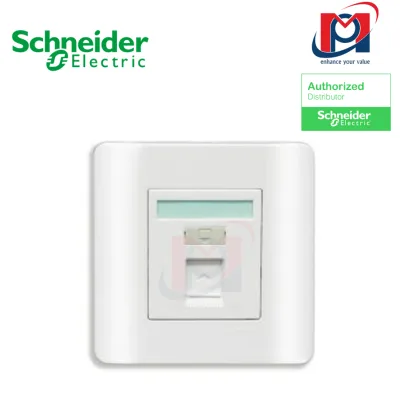 Ổ cắm mạng đơn cat6 - Schneider - E8431RJS_6_G19 - E8431RJS_6_SZ_G19 - E8431RJS_6_SA_G19