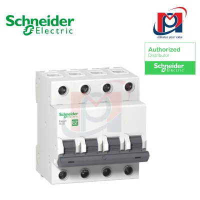 Easy9 MCB 4P, 40A, 4.5KA, 230V, C curve - Schneider - EZ9F34440