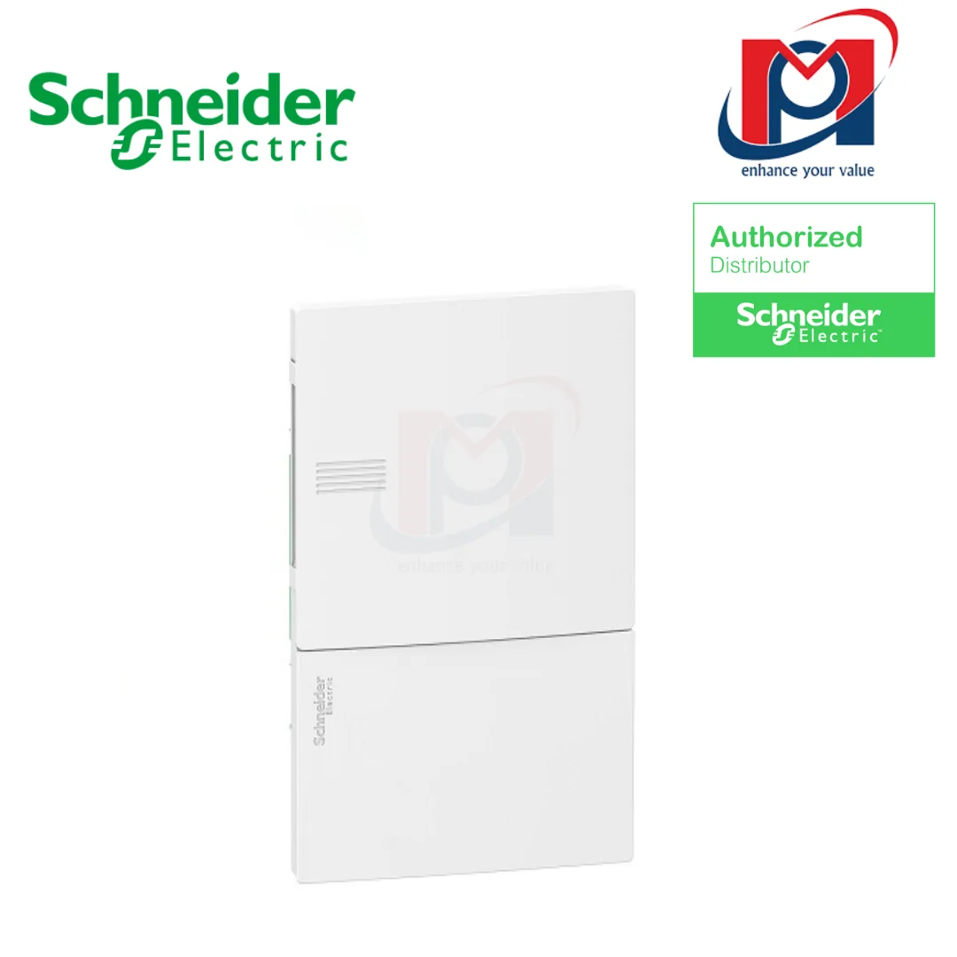 MIP22104 - Tủ điện nhựa âm tường cửa trắng 4 module